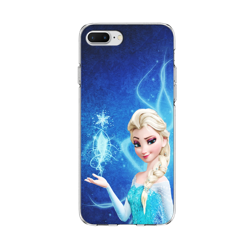 Frozen Elsa Art iPhone 8 Plus Case-Phone Case-Clear Soft Case-Altracase