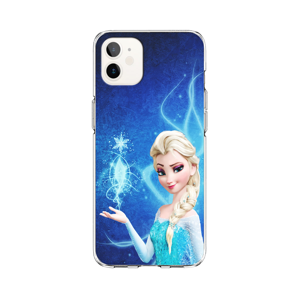 Frozen Elsa Art iPhone 12 Case-Phone Case-Clear Soft Case-Altracase