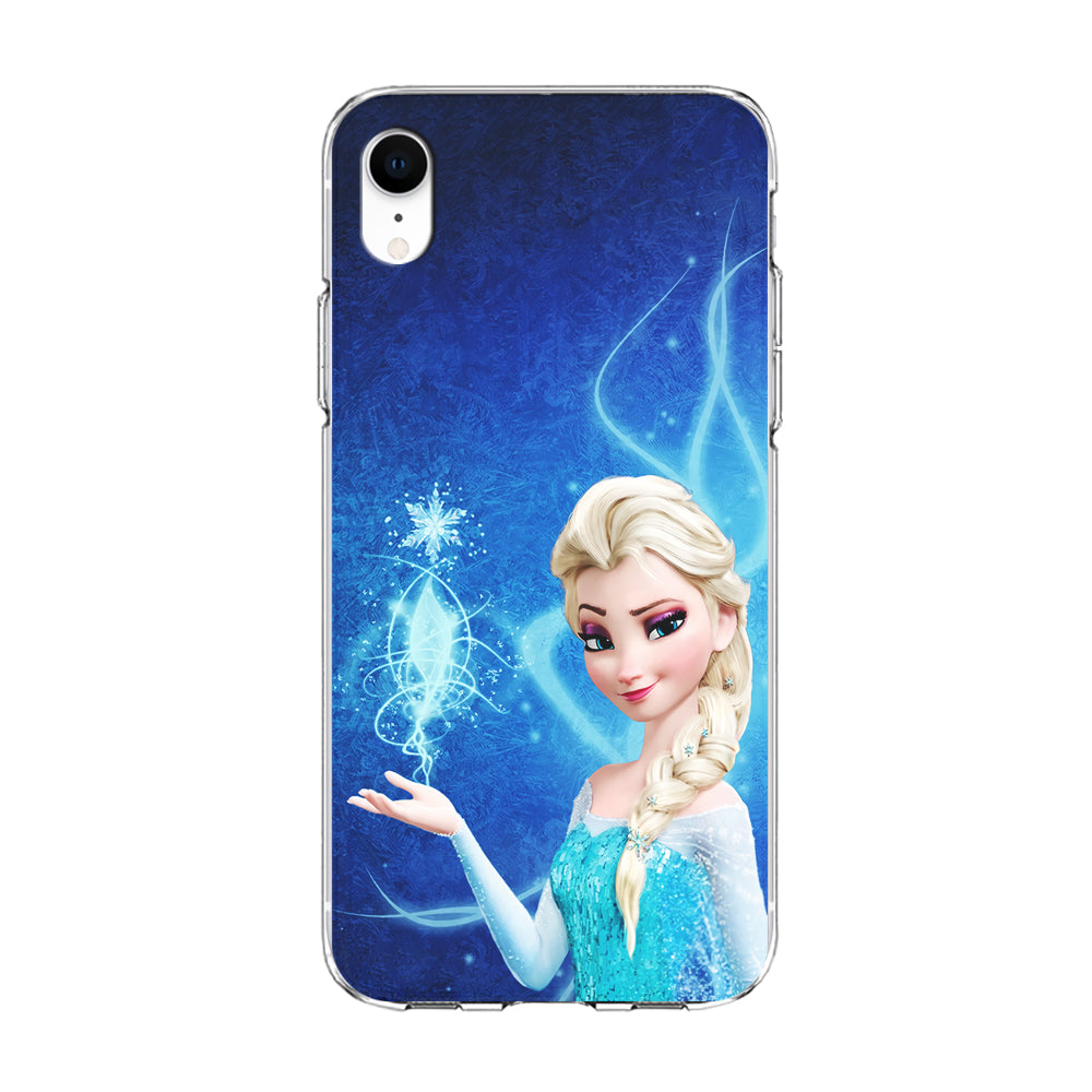 Frozen Elsa Art iPhone XR Case-Phone Case-Clear Soft Case-Altracase
