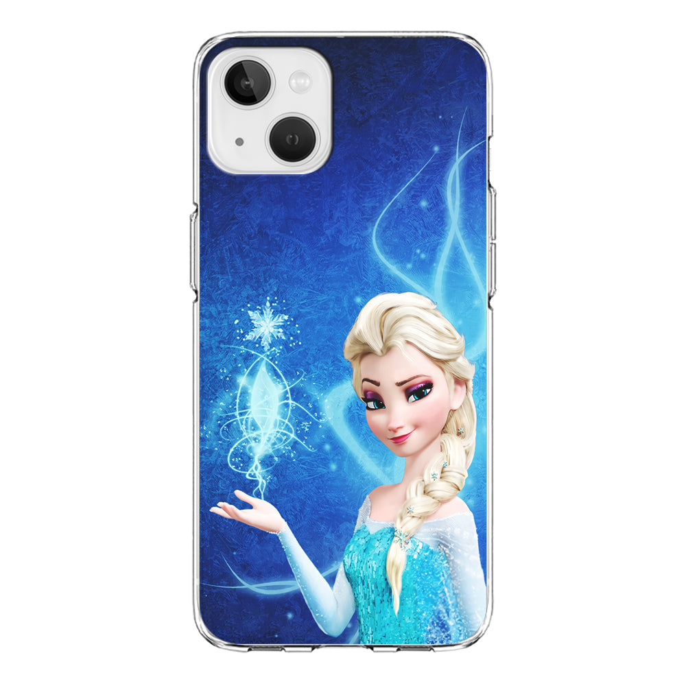 Frozen Elsa Art iPhone 13 Mini Case-Phone Case-Clear Soft Case-Altracase