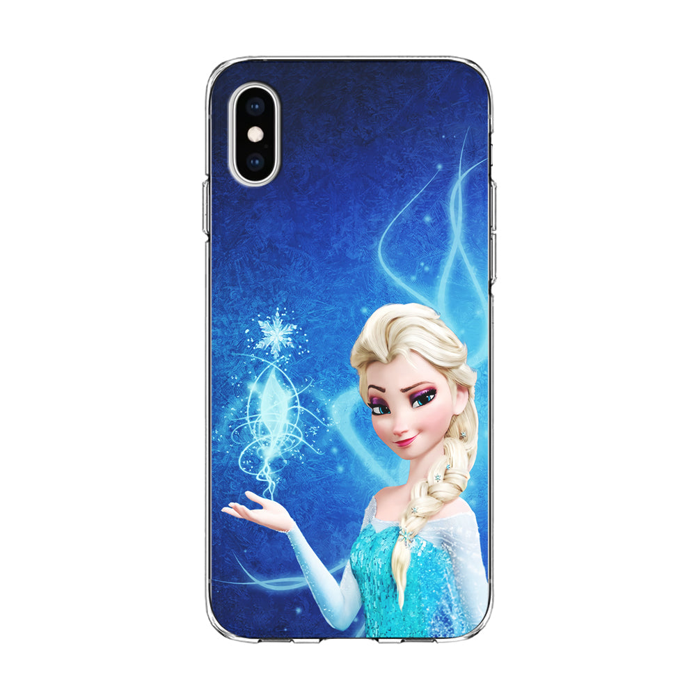 Frozen Elsa Art iPhone Xs Case-Phone Case-Clear Soft Case-Altracase