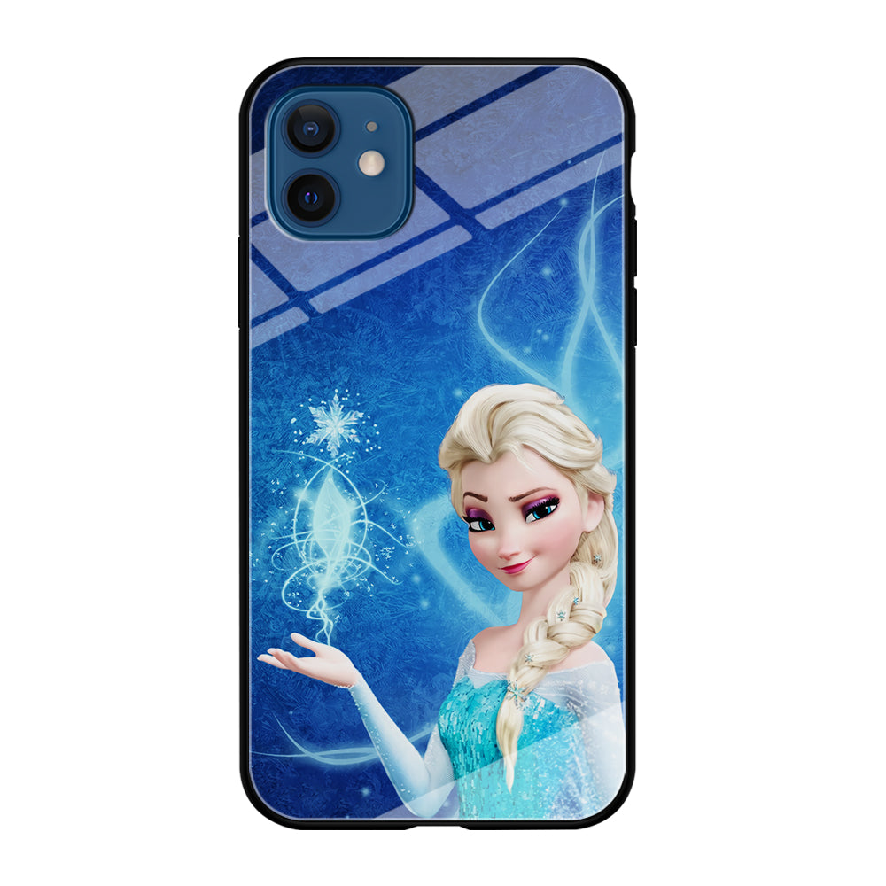 Frozen Elsa Art iPhone 12 Case-Phone Case-Tempered Glass Case-Altracase