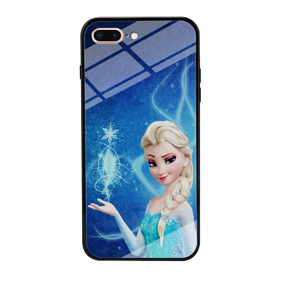 Frozen Elsa Art iPhone 8 Plus Case-Phone Case-Tempered Glass Case-Altracase