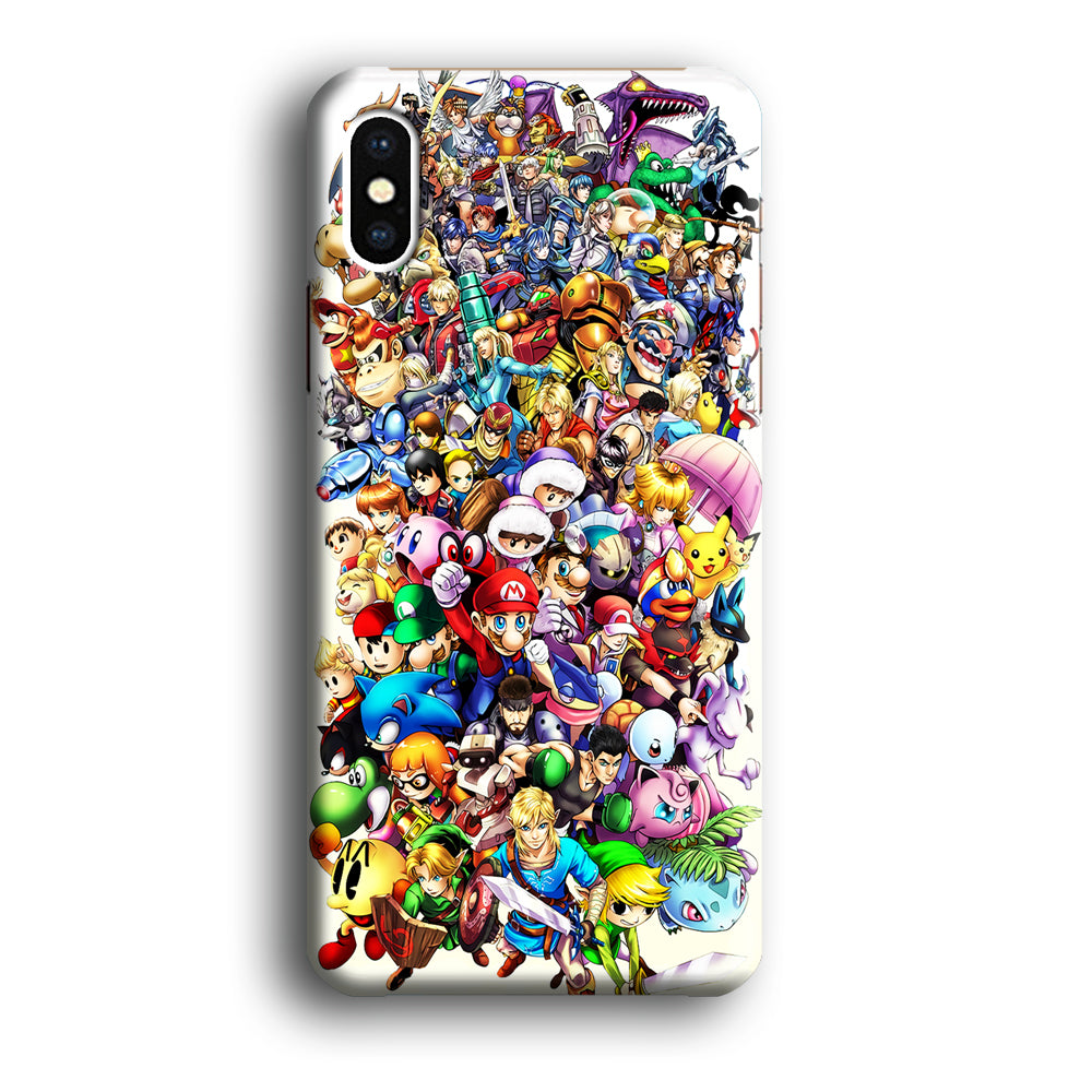 Game Characters 90s iPhone Xs Case-Phone Case-3D Case-Altracase