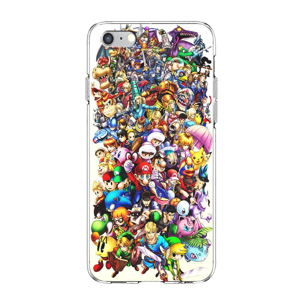 Game Characters 90s iPhone 6 | 6s Case-Phone Case-Clear Soft Case-Altracase