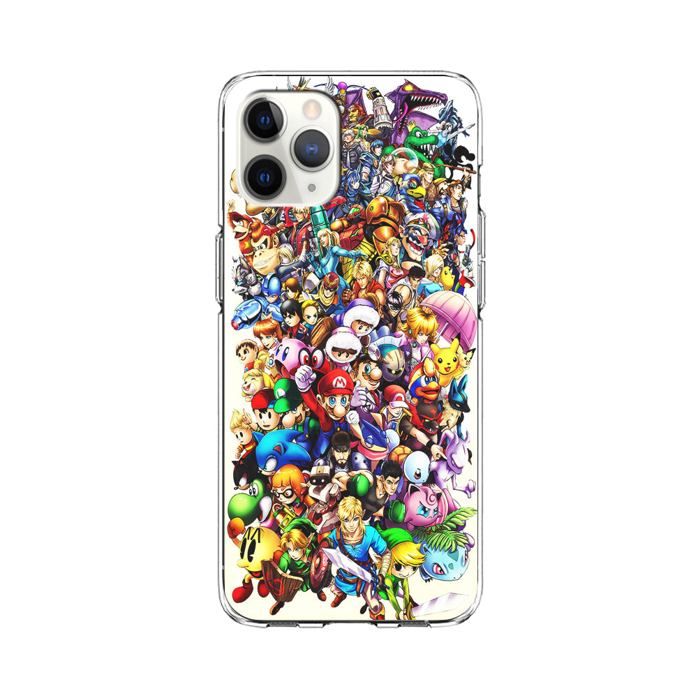 Game Characters 90s iPhone 11 Pro Max Case-Phone Case-Clear Soft Case-Altracase