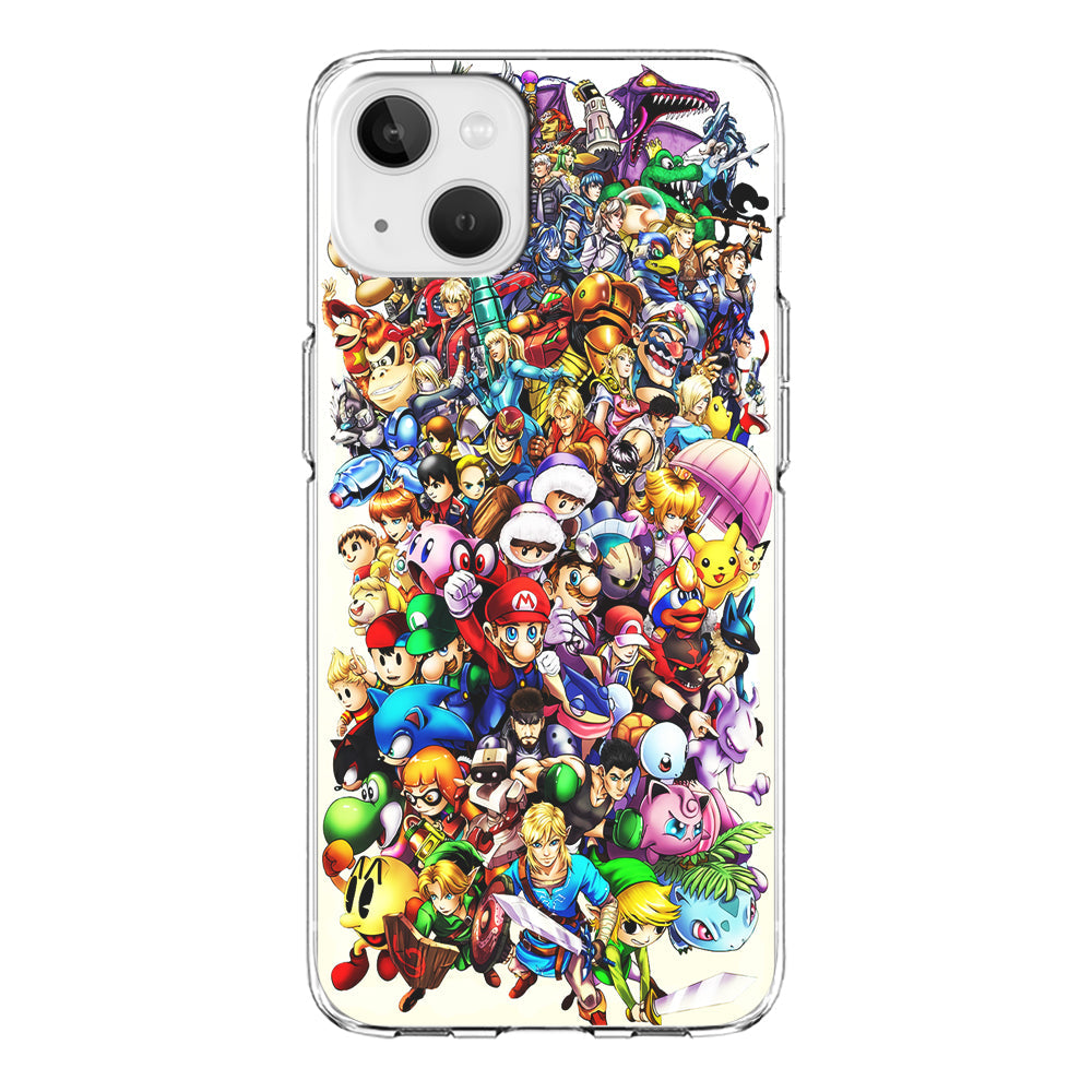Game Characters 90s iPhone 13 Case-Phone Case-Clear Soft Case-Altracase