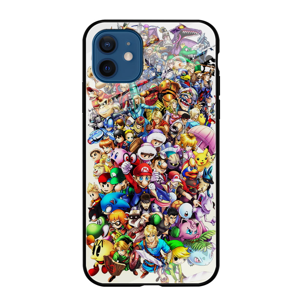 Game Characters 90s iPhone 12 Case-Phone Case-Tempered Glass Case-Altracase