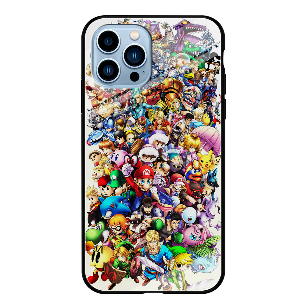 Game Characters 90s iPhone 15 Pro Case-Phone Case-Tempered Glass Case-Altracase