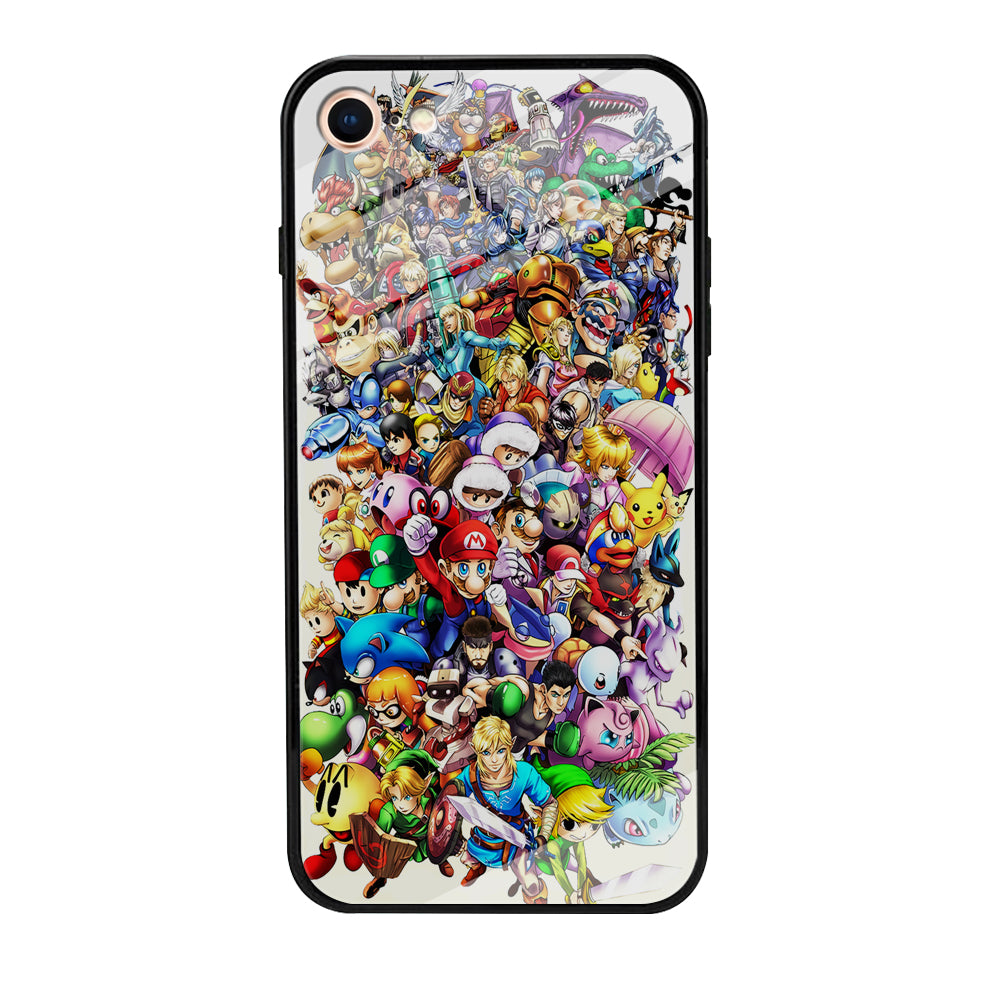 Game Characters 90s iPhone 7 Case-Phone Case-Tempered Glass Case-Altracase