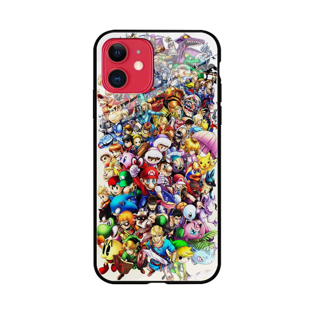 Game Characters 90s iPhone 11 Case-Phone Case-Tempered Glass Case-Altracase