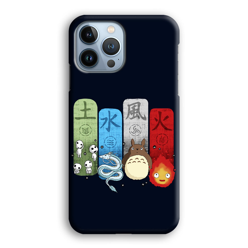 Ghibli Elemental Charms Blue iPhone 15 Pro Max Case-Phone Case-3D Case-Altracase