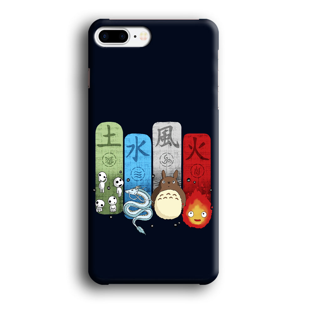 Ghibli Elemental Charms Blue iPhone 8 Plus Case-Phone Case-3D Case-Altracase