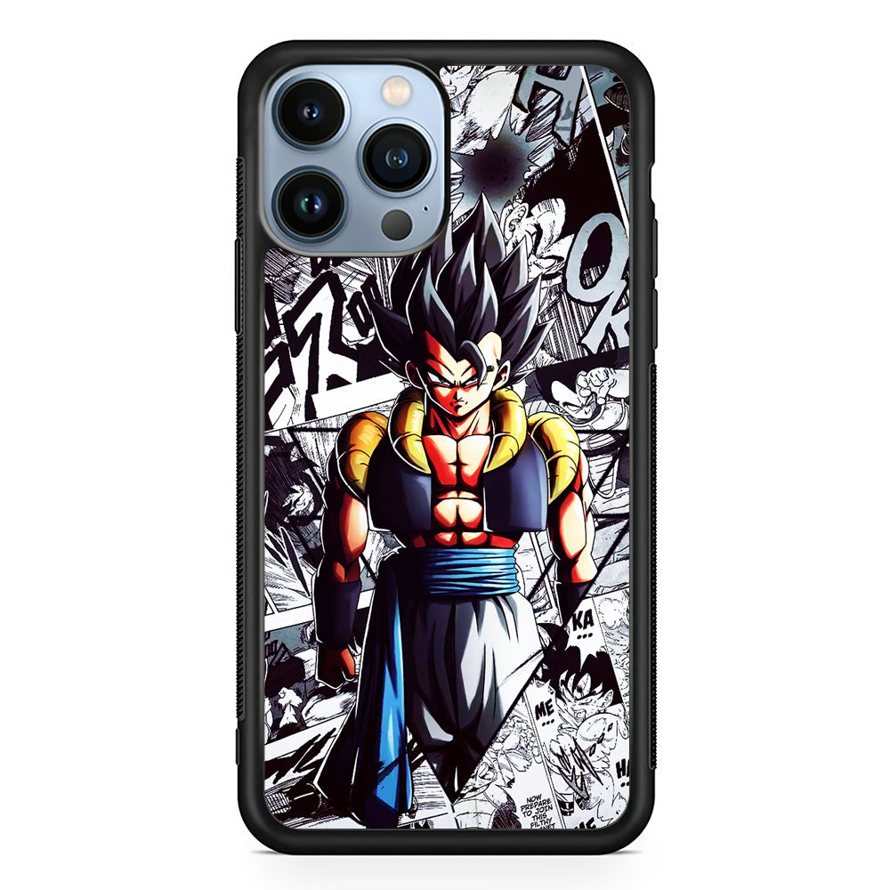 Gogeta Comic Collage iPhone 13 Pro Case-Phone Case-Rubber Black (2D Case)-Altracase