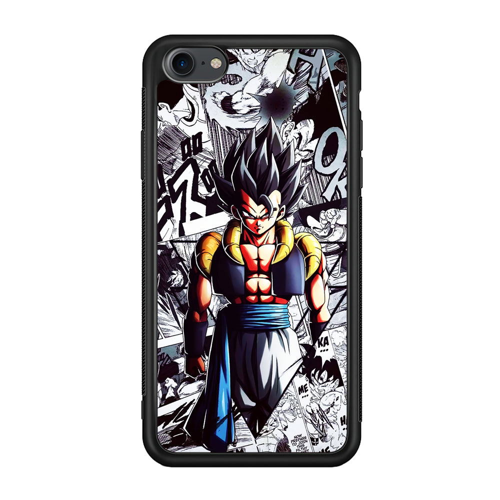 Gogeta Comic Collage iPhone 7 Case-Phone Case-Rubber Black (2D Case)-Altracase