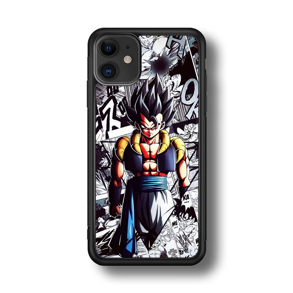 Gogeta Comic Collage iPhone 11 Case-Phone Case-Rubber Black (2D Case)-Altracase