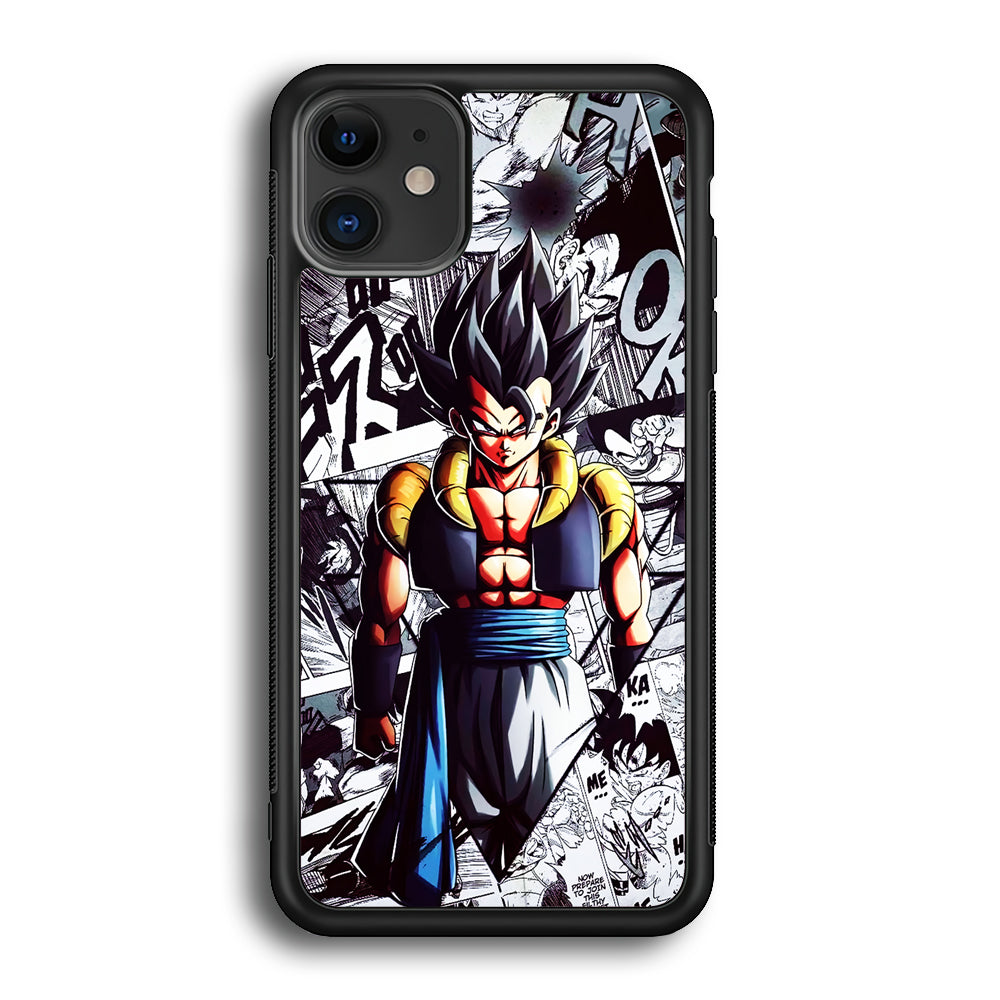 Gogeta Comic Collage iPhone 12 Case-Phone Case-Rubber Black (2D Case)-Altracase