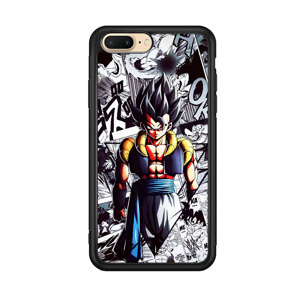 Gogeta Comic Collage iPhone 7 Plus Case-Phone Case-Rubber Black (2D Case)-Altracase