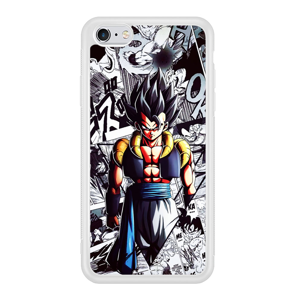 Gogeta Comic Collage iPhone 6 Plus | 6s Plus Case-Phone Case-Rubber White (2D Case)-Altracase
