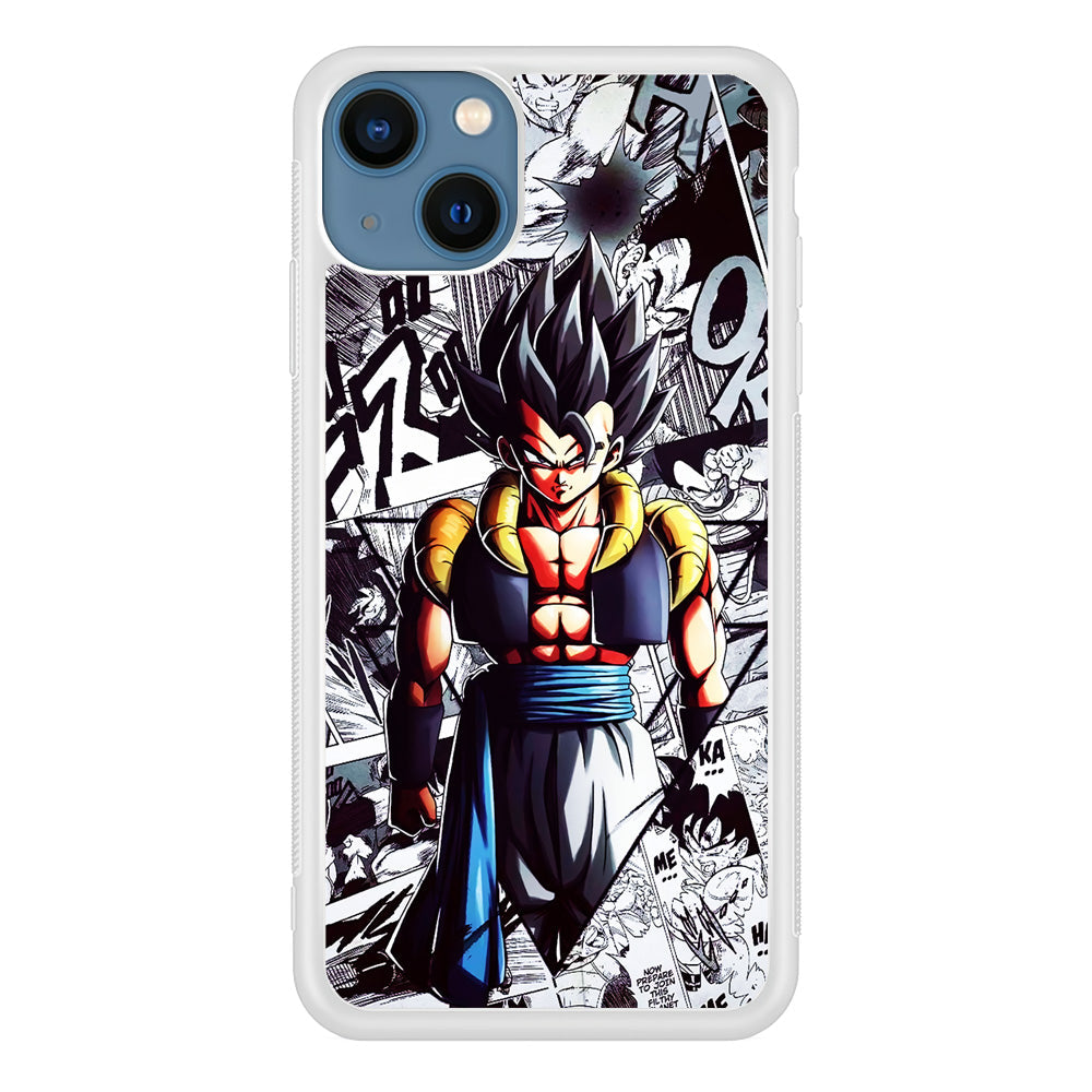 Gogeta Comic Collage iPhone 13 Case-Phone Case-Rubber White (2D Case)-Altracase