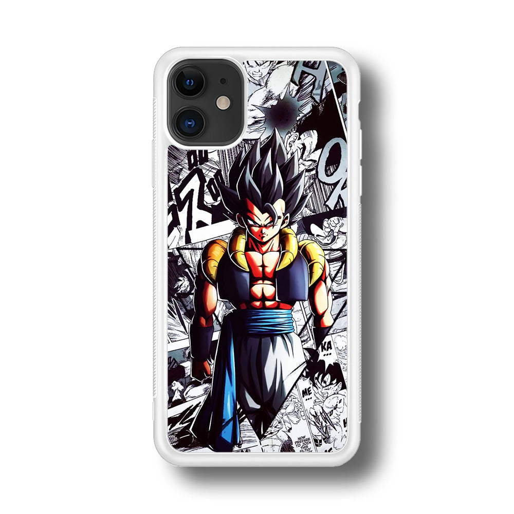 Gogeta Comic Collage iPhone 11 Case-Phone Case-Rubber White (2D Case)-Altracase