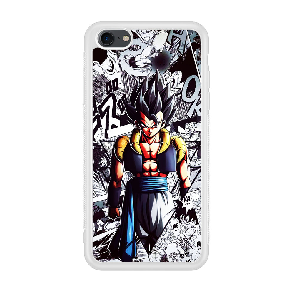 Gogeta Comic Collage iPhone 7 Case-Phone Case-Rubber White (2D Case)-Altracase