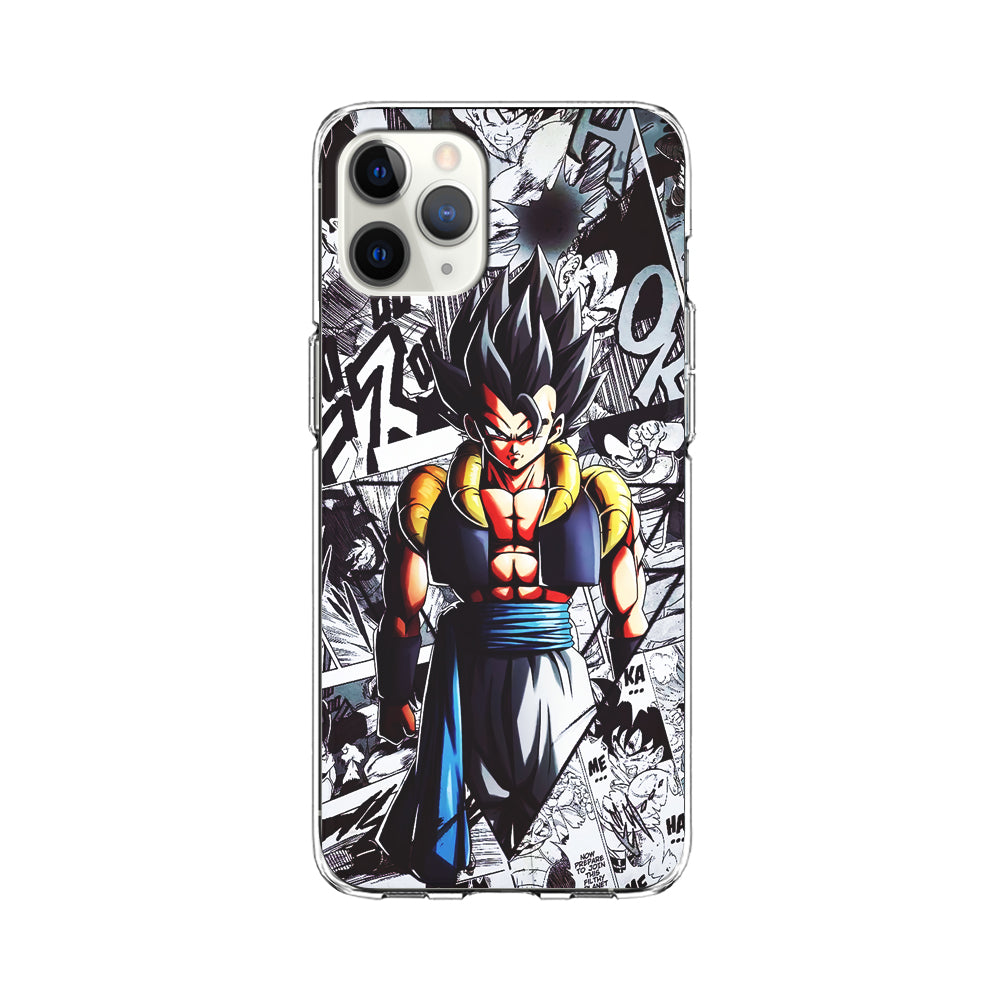 Gogeta Comic Collage iPhone 11 Pro Max Case-Phone Case-Clear Soft Case-Altracase