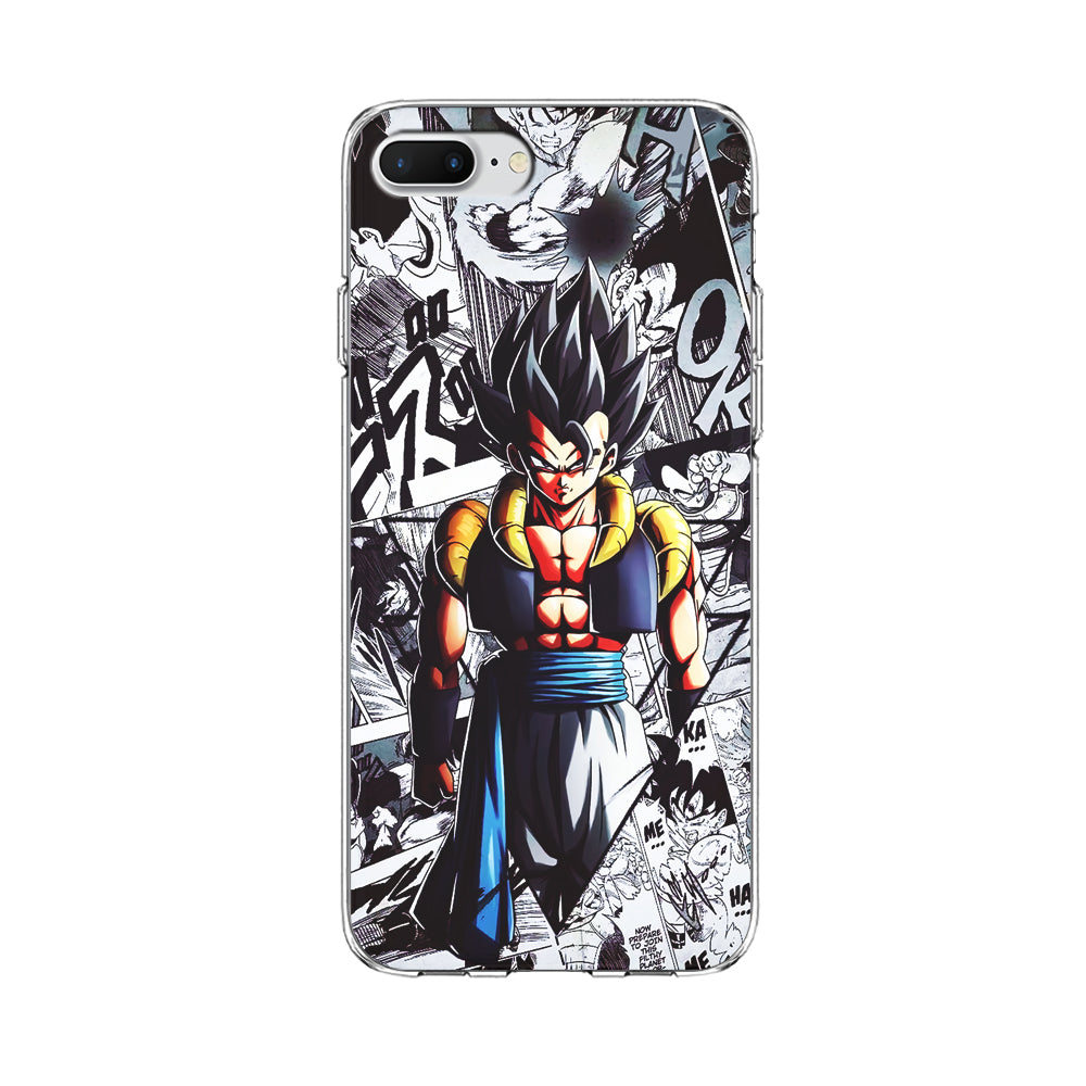 Gogeta Comic Collage iPhone 7 Plus Case-Phone Case-Clear Soft Case-Altracase