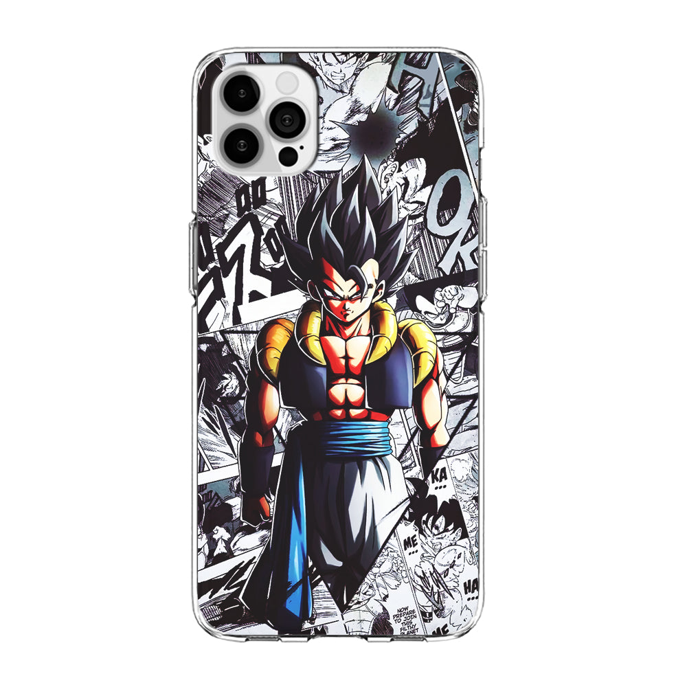 Gogeta Comic Collage iPhone 15 Pro Max Case-Phone Case-Clear Soft Case-Altracase