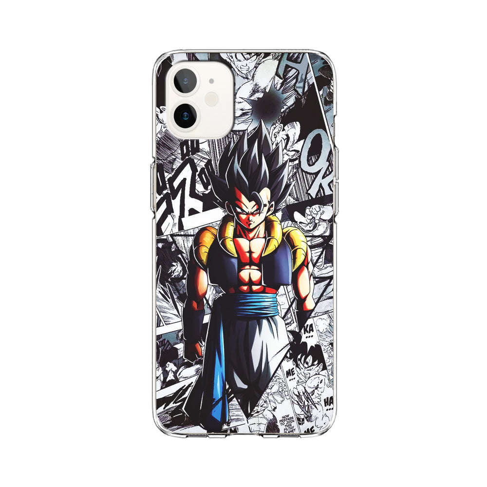 Gogeta Comic Collage iPhone 12 Case-Phone Case-Clear Soft Case-Altracase