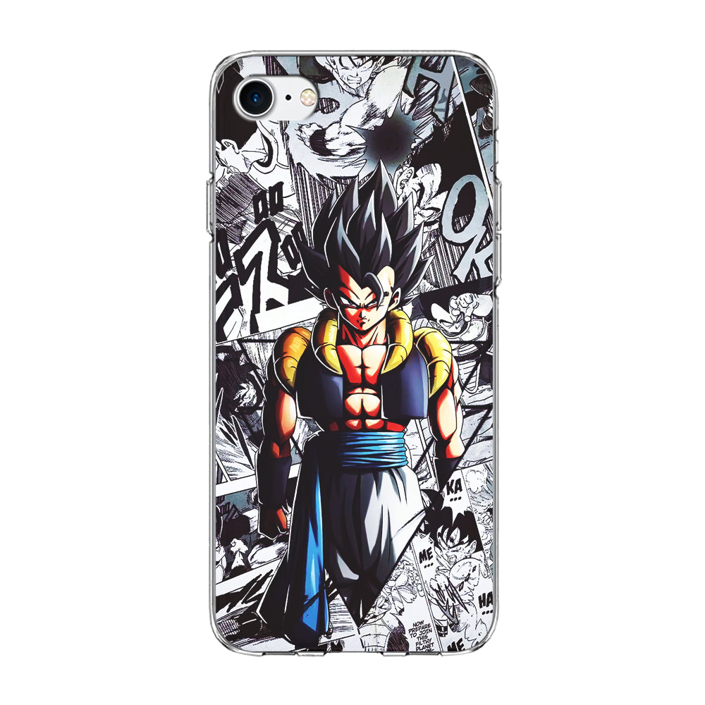 Gogeta Comic Collage iPhone SE 3 2022 Case-Phone Case-Clear Soft Case-Altracase