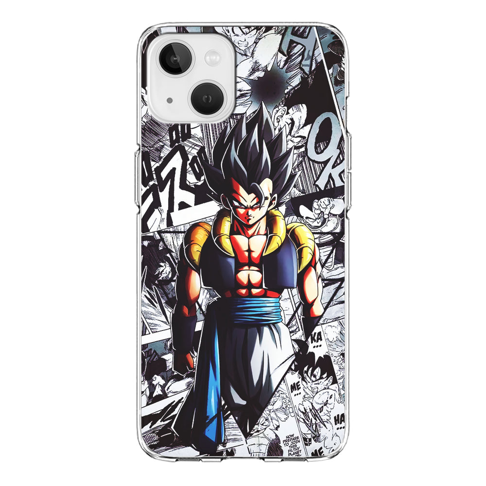 Gogeta Comic Collage iPhone 13 Case-Phone Case-Clear Soft Case-Altracase