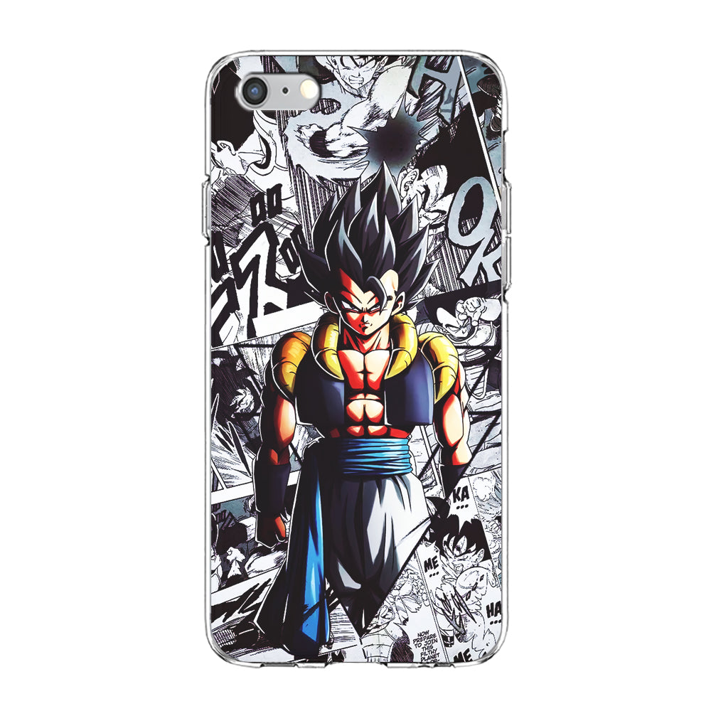 Gogeta Comic Collage iPhone 6 Plus | 6s Plus Case-Phone Case-Clear Soft Case-Altracase