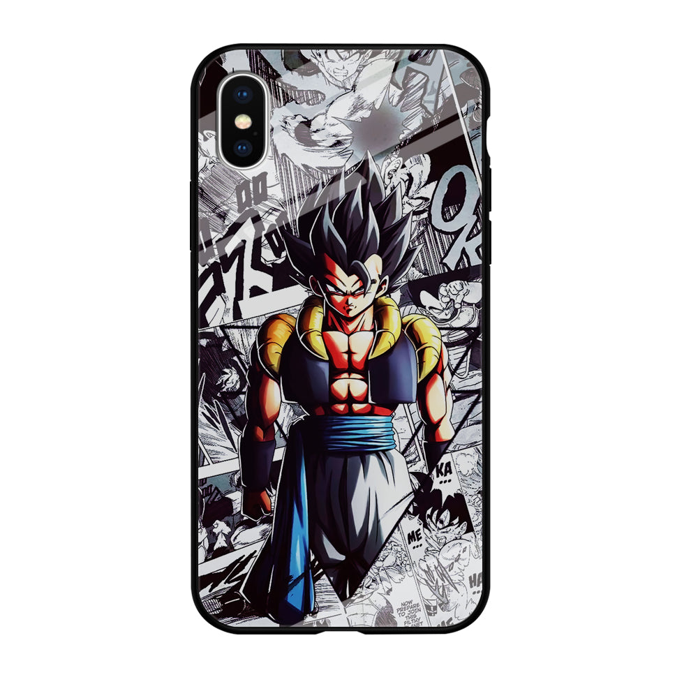 Gogeta Comic Collage iPhone Xs Case-Phone Case-Tempered Glass Case-Altracase