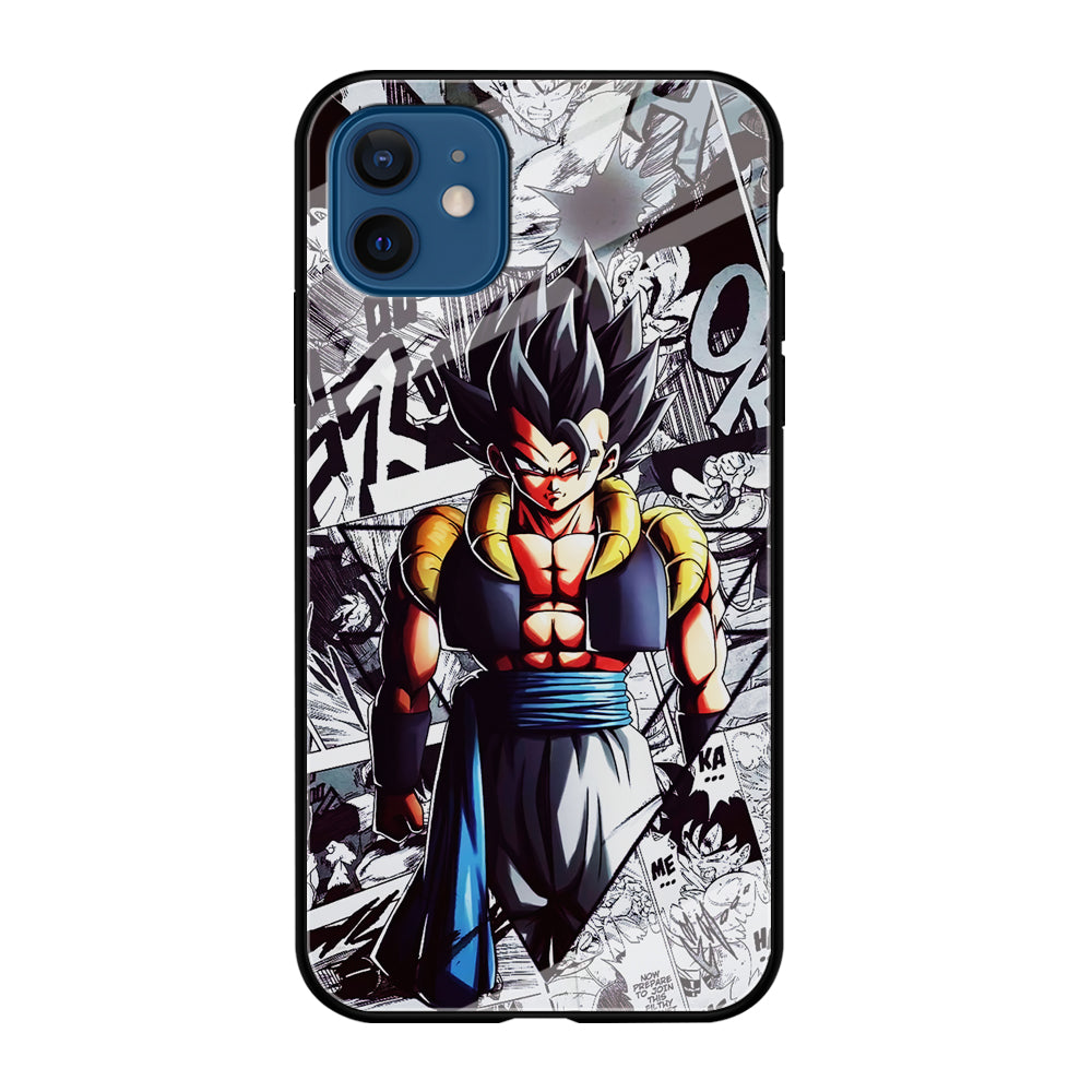 Gogeta Comic Collage iPhone 12 Case-Phone Case-Tempered Glass Case-Altracase