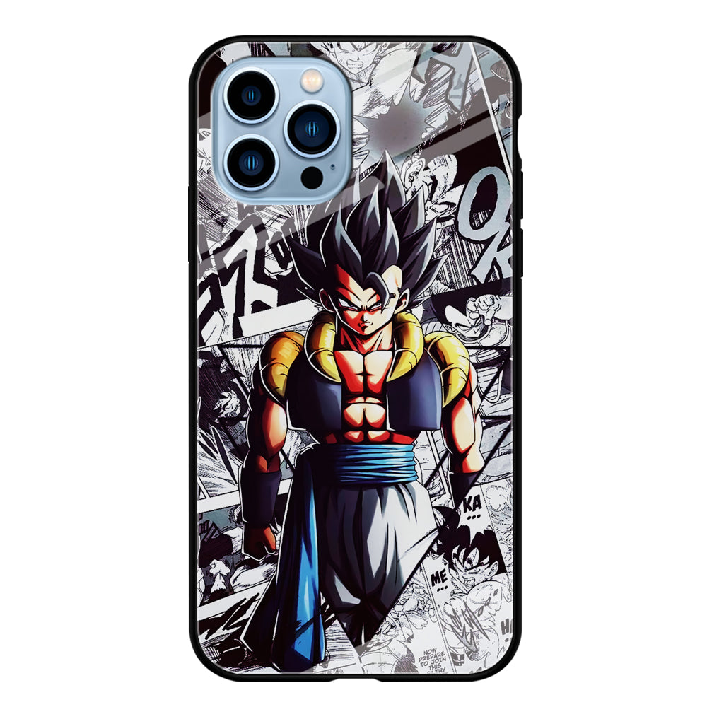 Gogeta Comic Collage iPhone 15 Pro Max Case-Phone Case-Tempered Glass Case-Altracase