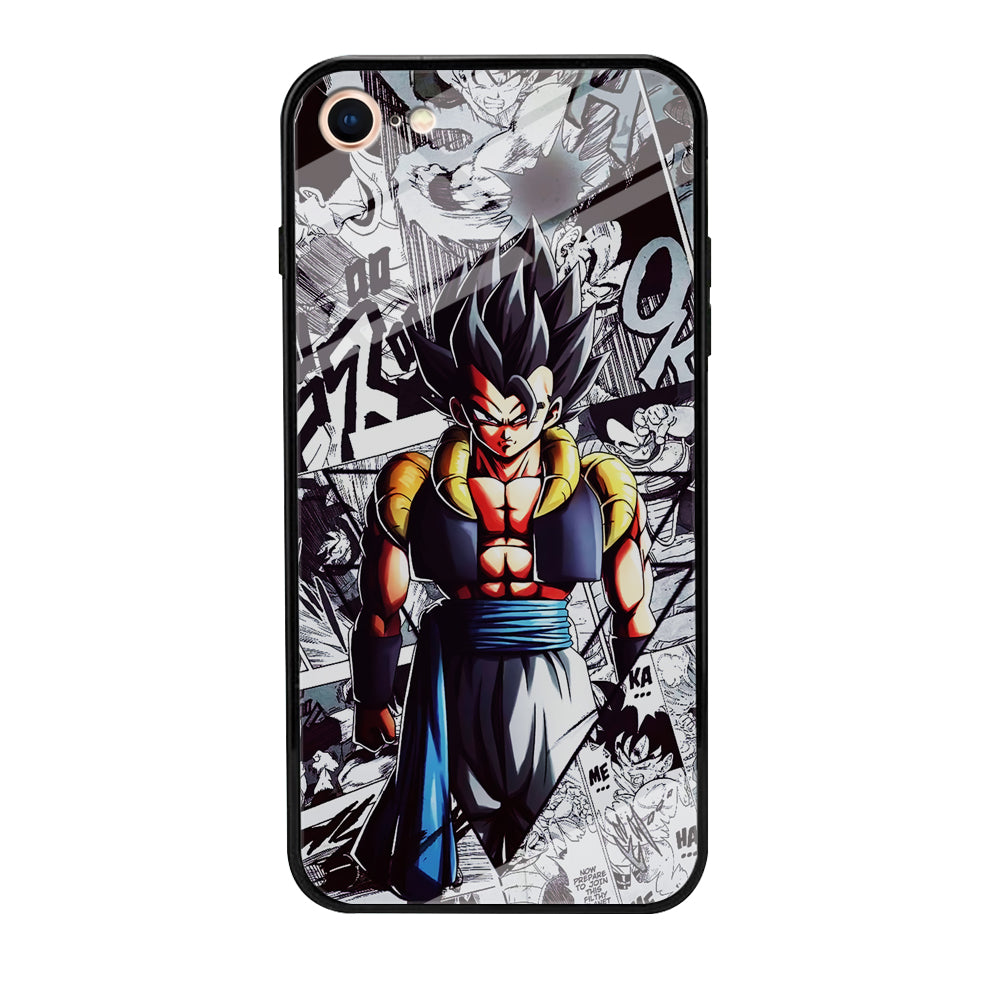Gogeta Comic Collage iPhone SE 2020 Case-Phone Case-Tempered Glass Case-Altracase