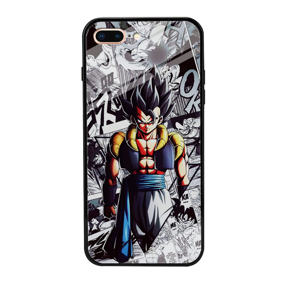 Gogeta Comic Collage iPhone 7 Plus Case-Phone Case-Tempered Glass Case-Altracase