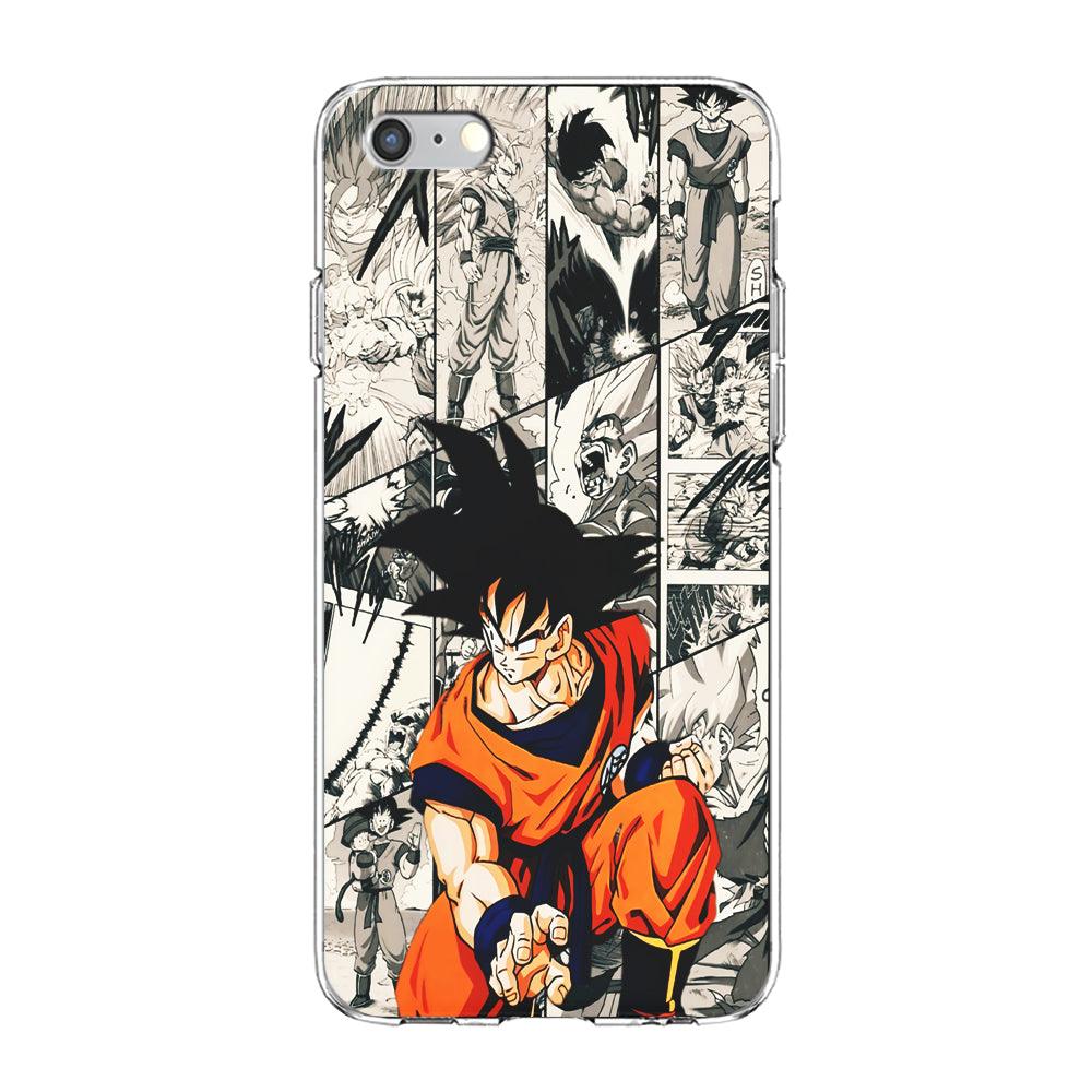 Goku Comic Collage iPhone 6 | 6s Case-Phone Case-Clear Soft Case-Altracase
