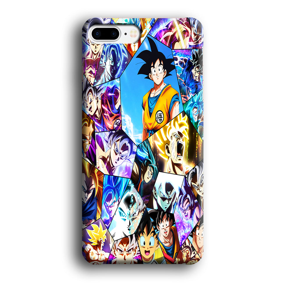 Goku Evolution Collage iPhone 8 Plus Case-Phone Case-3D Case-Altracase
