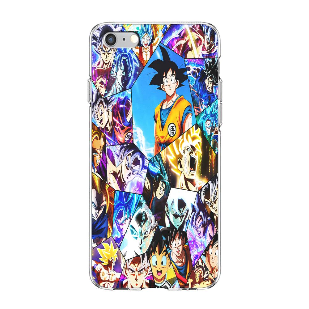 Goku Evolution Collage iPhone 6 | 6s Case-Phone Case-Clear Soft Case-Altracase