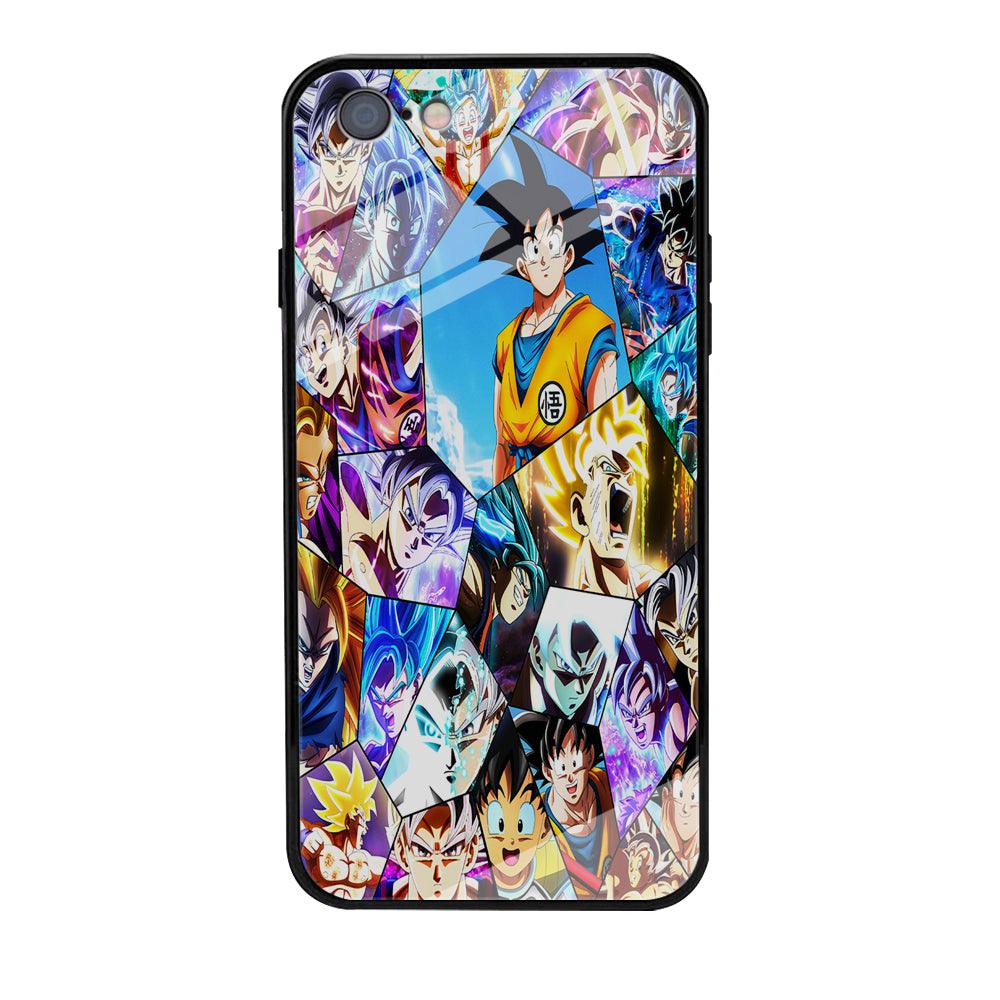 Goku Evolution Collage iPhone 6 | 6s Case-Phone Case-Tempered Glass Case-Altracase