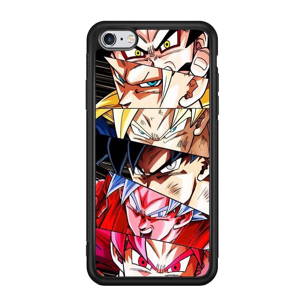 Goku's Eyes Collection Dragon Ball iPhone 6 | 6s Case-Phone Case-Rubber Black (2D Case)-Altracase