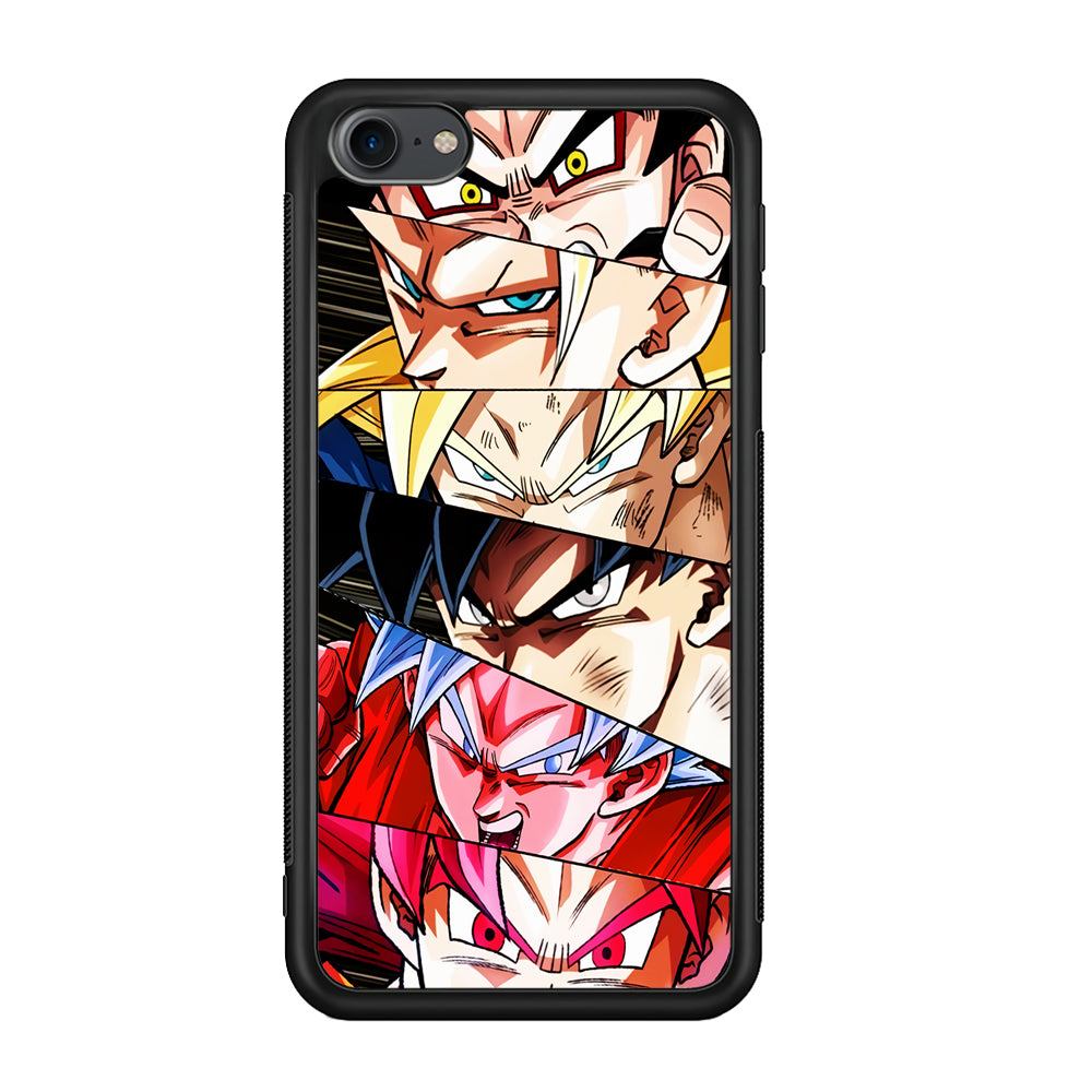 Goku's Eyes Collection Dragon Ball iPod Touch 6 Case-Phone Case-Rubber Black (2D Case)-Altracase