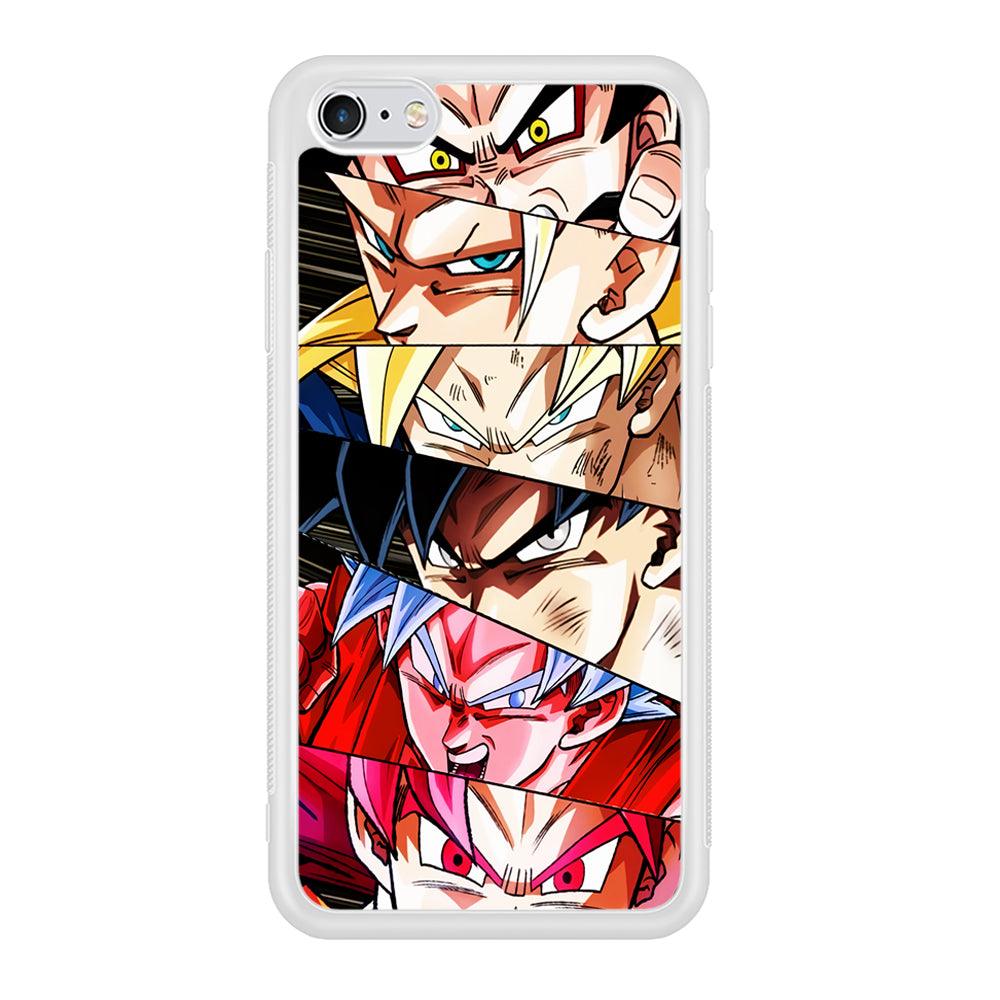 Goku's Eyes Collection Dragon Ball iPhone 6 | 6s Case-Phone Case-Rubber White (2D Case)-Altracase