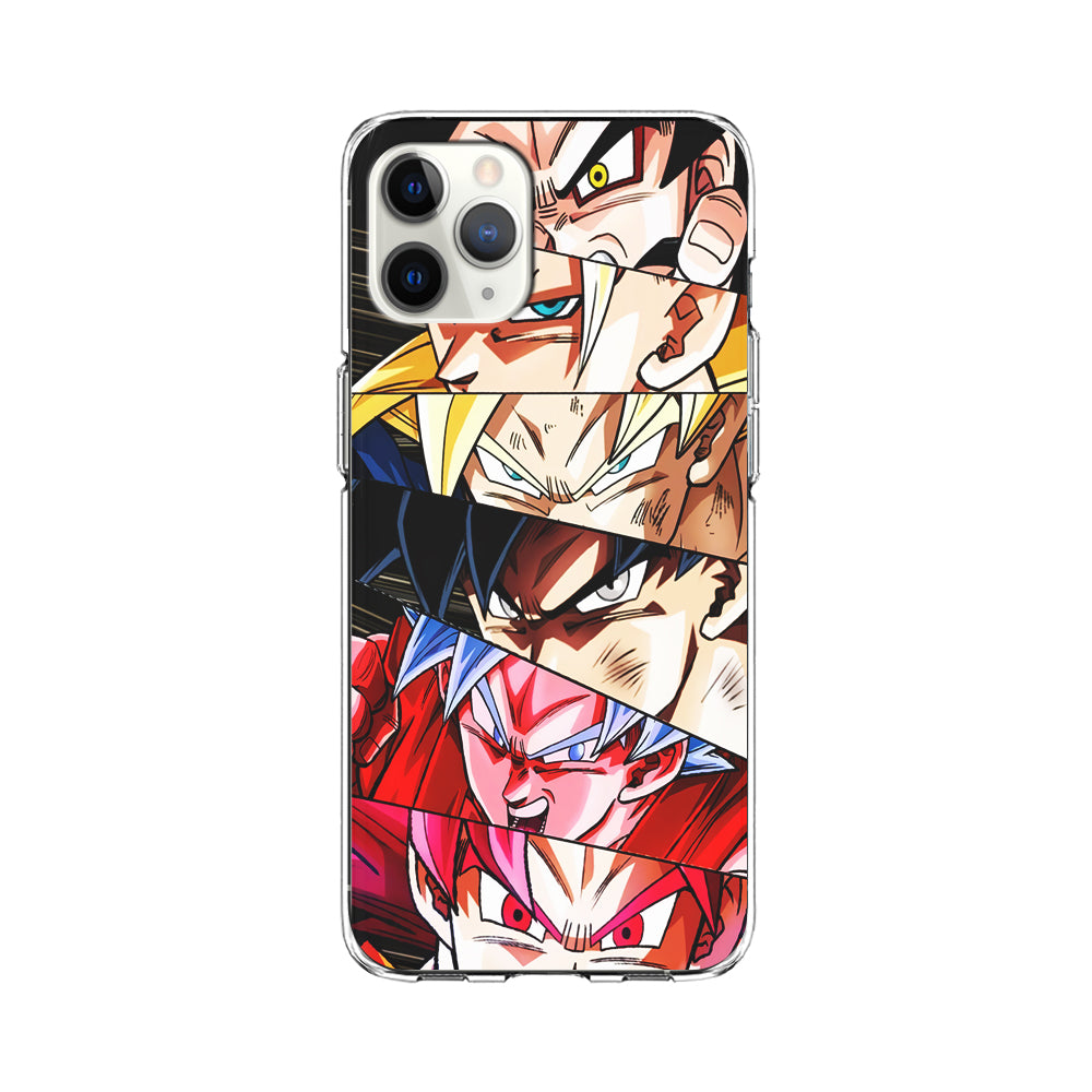 Goku's Eyes Collection Dragon Ball iPhone 11 Pro Max Case-Phone Case-Clear Soft Case-Altracase