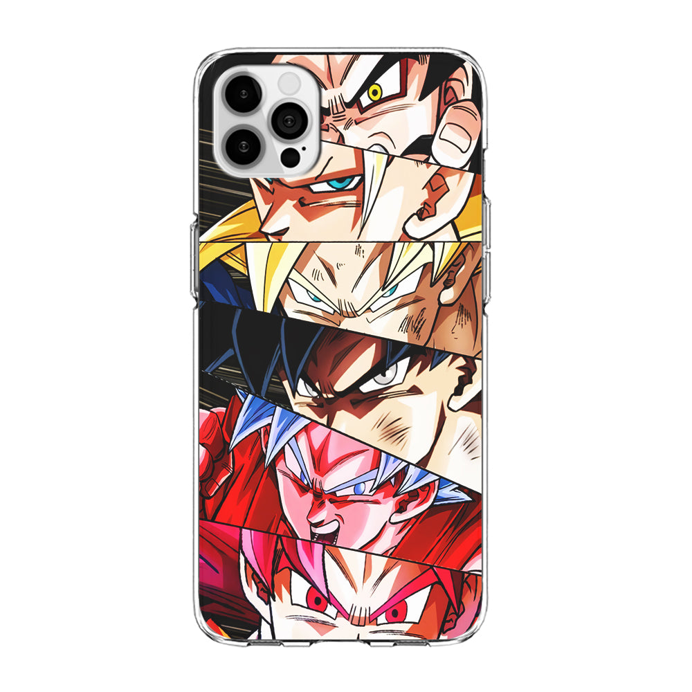 Goku's Eyes Collection Dragon Ball iPhone 15 Pro Max Case-Phone Case-Clear Soft Case-Altracase