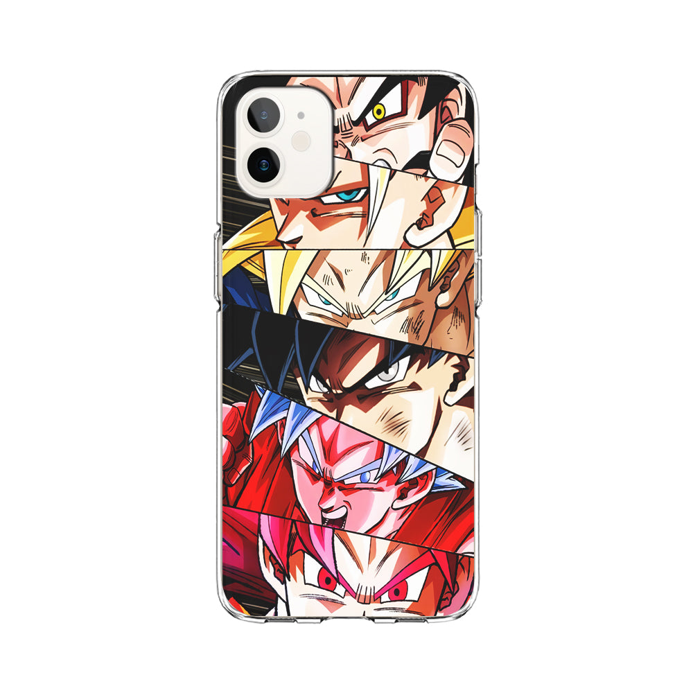 Goku's Eyes Collection Dragon Ball iPhone 12 Mini Case-Phone Case-Clear Soft Case-Altracase
