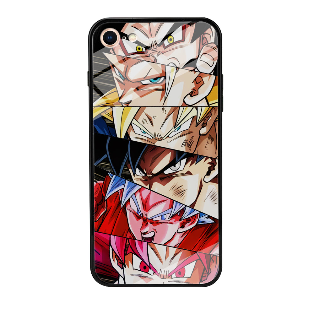 Goku's Eyes Collection Dragon Ball iPhone SE 2020 Case-Phone Case-Tempered Glass Case-Altracase