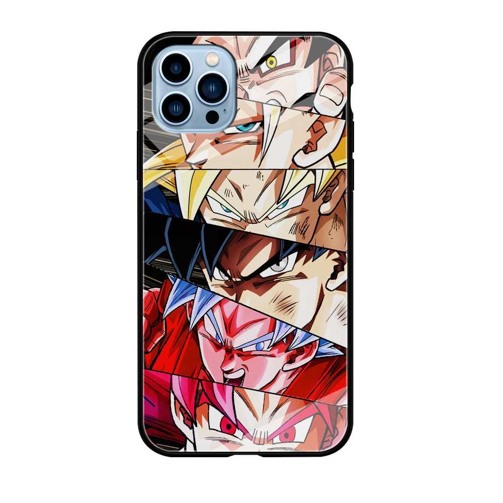 Goku's Eyes Collection Dragon Ball iPhone 12 Pro Max Case-Phone Case-Tempered Glass Case-Altracase